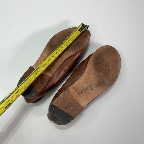 J. CREW Penny Loafer Leather Women Tan 9 H8200 Preppy Classic Casual Dress Shoes - Picture 4 of 6